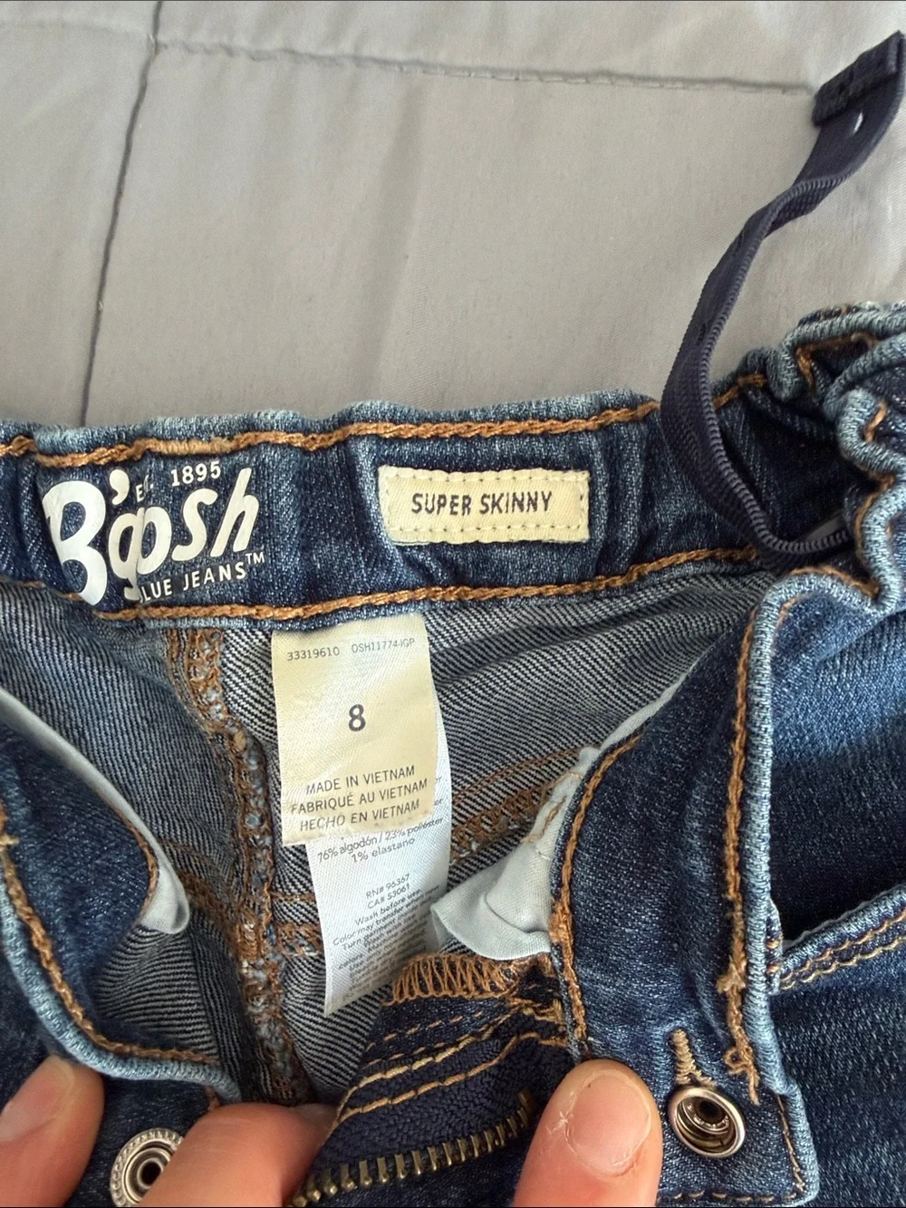 OshKosh B'gosh Dark Blue Straight-Leg Kids Jeans